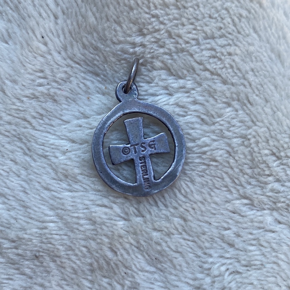 Sterling Cross Pendant - Picture 2 of 3